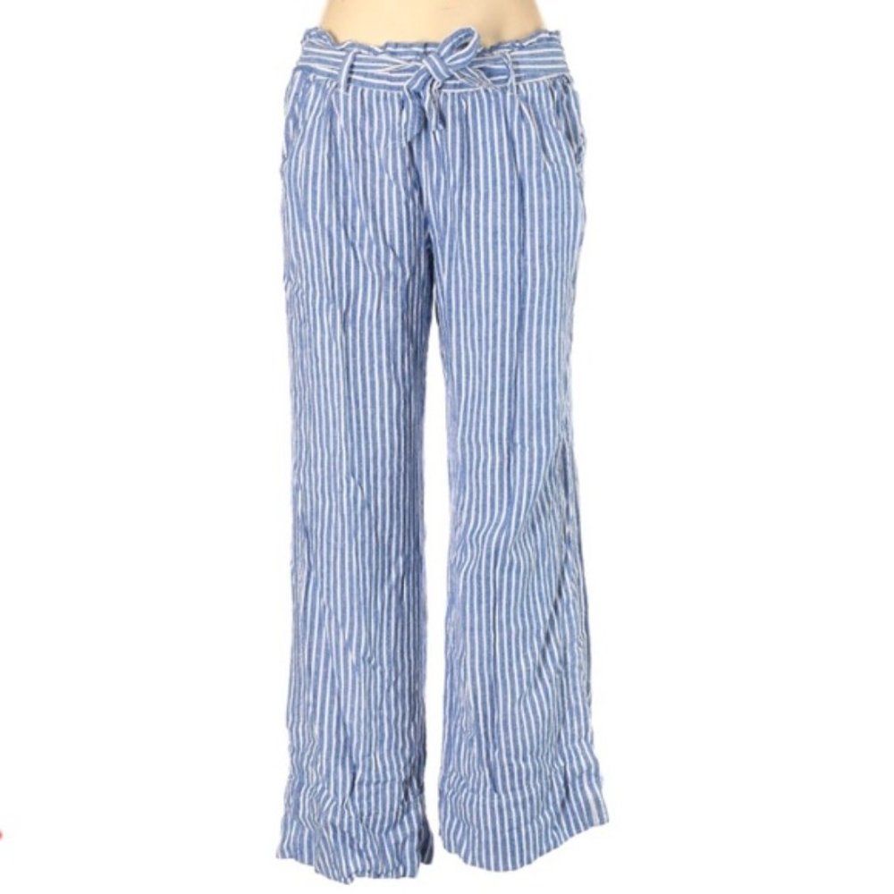 Rewind StripeWideLegLinen.PalazzoPant.Reposhed.